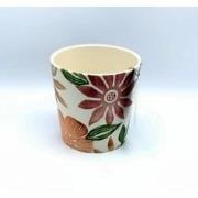 Villa Pottery  Bloemen Pot Rood Ancona - 15x15