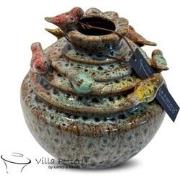 Villa Pottery  Blauwe vaas Grenada - D17xH17