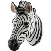 Villa Pottery  Zebra hoofd Wanddecoratie  - Wanddecoratie