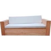 Wood4you - Loungebank Lissabon - Industrial wood - incl kussens