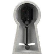 Tafelklok Honeycomb Pendulum - Beton - Grijs