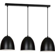 moderne hanglamp Santis Zwart 3-lichts