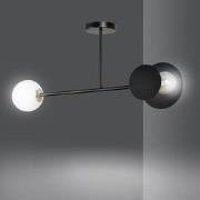 moderne plafondlamp Marco Zwart 2-lichts