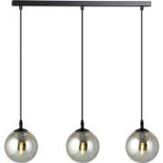 moderne hanglamp Fabbri Zwart 3-lichts