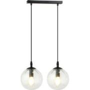 moderne hanglamp Fabbri Zwart 2-lichts