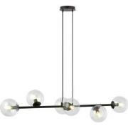 moderne hanglamp Accardi Zwart 6-lichts