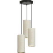 retro hanglamp Rizzo Zwart 3-lichts  - Øcm