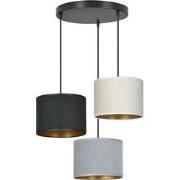 minimalistische hanglamp Amato Zwart 3-lichts  - Øcm