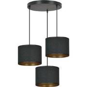 minimalistische hanglamp Amato Zwart 3-lichts  - Øcm