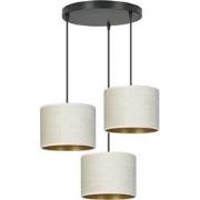 minimalistische hanglamp Amato Zwart 3-lichts  - Øcm