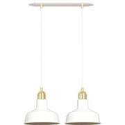 industriële hanglamp Silvestri Wit 2-lichts