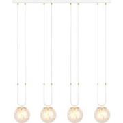 retro hanglamp Sanna Wit 4-lichts