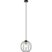 Industriële hanglamp Barone Zwart