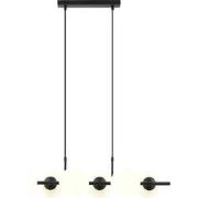 moderne hanglamp Bernardi Zwart 6-lichts