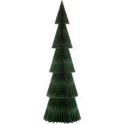 J-line - Kerstboom Plooibaar Papier Donkergroen/koper Large - 69x69x21...