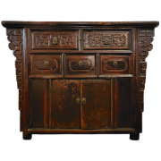 Fine Asianliving Antieke Chinese Kast B113xD42xH86cm