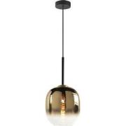 Highlight Glazen Bellini Industriële Hanglamp Smokeyglas - Goud