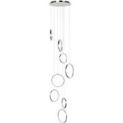 Industriele Highlight Olympia Oval LED Videlamp/Hanglamp - Grijs