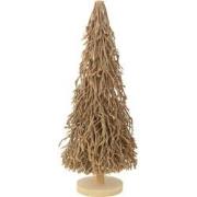 J-line - Kerstboom Theeboomhout Naturel Small - 38x38x90cm