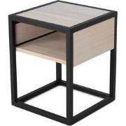 Spinder Design DIVA ONE-NIGHTSTAND Nachtkast - White Sand / Zwart