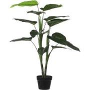 Mica Decorations Philodendron Kunstplant - H100 x Ø70 cm - Pot - Groen