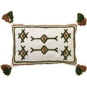 Dutch Decor ZITA - Sierkussen katoen 40x60 cm - Chive - groen / wit / ...