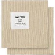 Meraki Theedoek Verum beige - 2 stuks