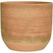 Mica Decorations Bloempot Florian - 28x28x26 cm - Terracotta - Bruin