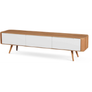 Ena lowboard houten tv meubel naturel - 180 x 42 cm