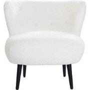 Fauteuil Bouclé - Beige - Fauteuil Pieter