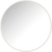 J-line - Spiegel Rond Glas/metaal Wit Small - 40x40x3cm