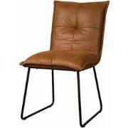 Tower living Seda sidechair - fabric cherokee 8 cognac