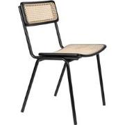 ZUIVER CHAIR JORT BLACK/NATURAL