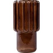 PTMD Bastor Brown glass vase round bars design L