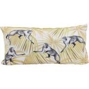 Light&Living Kussen 60x30 cm Monkey Print Velvet Oker