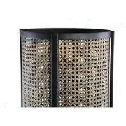 PTMD Bayu Staande lamp - 29,5 x 29,5 x 120 cm  - Ijzer - Zwart