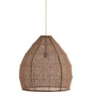 Light&living Hanglamp Ø50x50 cm MAKASSAR zijde chocolade bruin