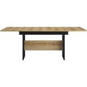 Rechthoekige tafel 1 verlengstuk Esteban - L160/205 cm