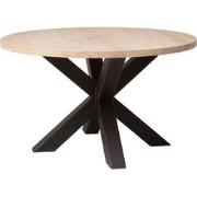 Eetkamertafel Rond Eiken met Sterpoot – 140 cm