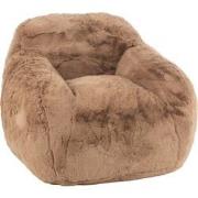 J-line - Fauteuil Cutie Polyester Taupe Small - 99x98x75cm