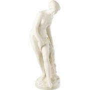 J-line - Standbeeld Vrouw Griekenland Resin Wit - 37x32x84cm