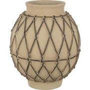 J-line - Bloempot Berber Cement Beige Medium - 26x26x30.5cm