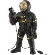 J-line - Tafellamp Astronaut Poly Zwart/goud - 23x22x47cm