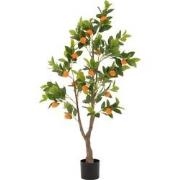 J-line - Sinaasappelboom In Pot Kunststof Oranje/groen Large - 60x48x1...