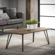 Hoyz - Salontafel brown wash - MDF blad met V-poot - 120x60cm