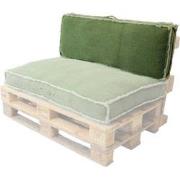 Unique Living | Palletkussen Manouk | Outdoor Collectie | Groen | 80x1...