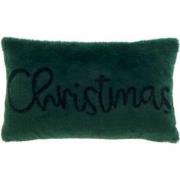 Unique Living | Kussen Christmas 30x50cm dark green | Kussen woonkamer...