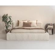 Adore Ledikant Melody 140 x 200 Rib Teddy - Met Luxe Matras - Pearl Be...