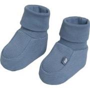 Baby's Only Slofjes Pure - Vintage Blue - 0-3 mnd - 100% ecologisch ka...