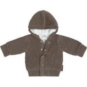 Baby's Only Vestje met capuchon teddy Soul - Mokka - 56 - 100% ecologi...